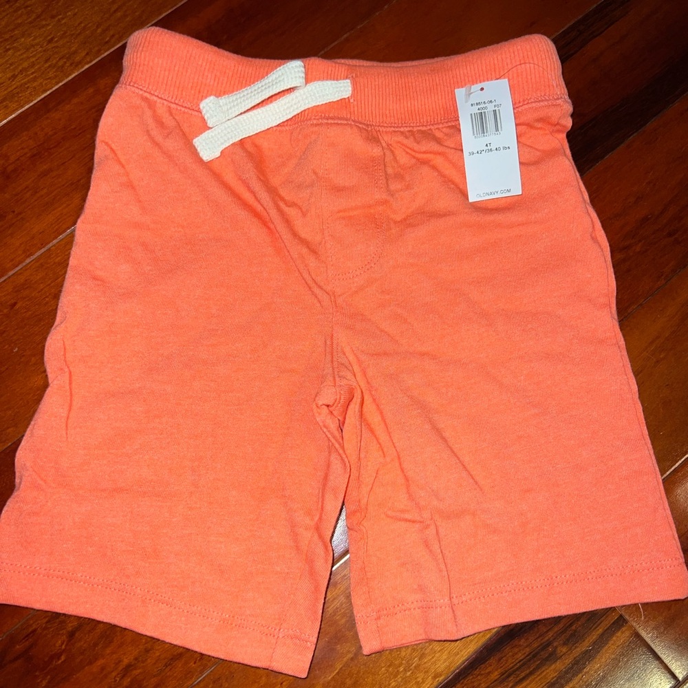 4T Old Navy coral Shorts